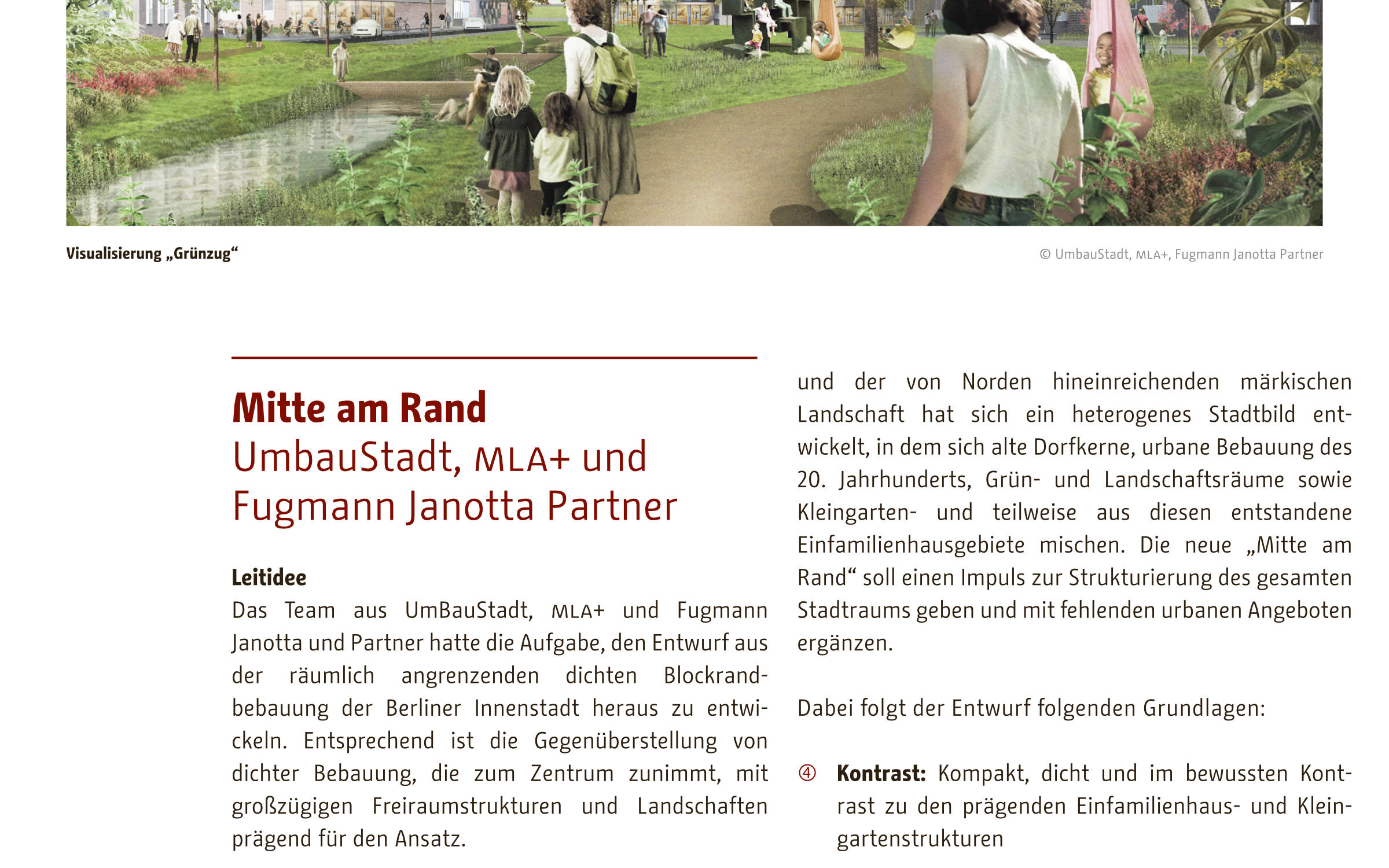 Change in use as Berlin’s corporate typeface - Brochure detail inside