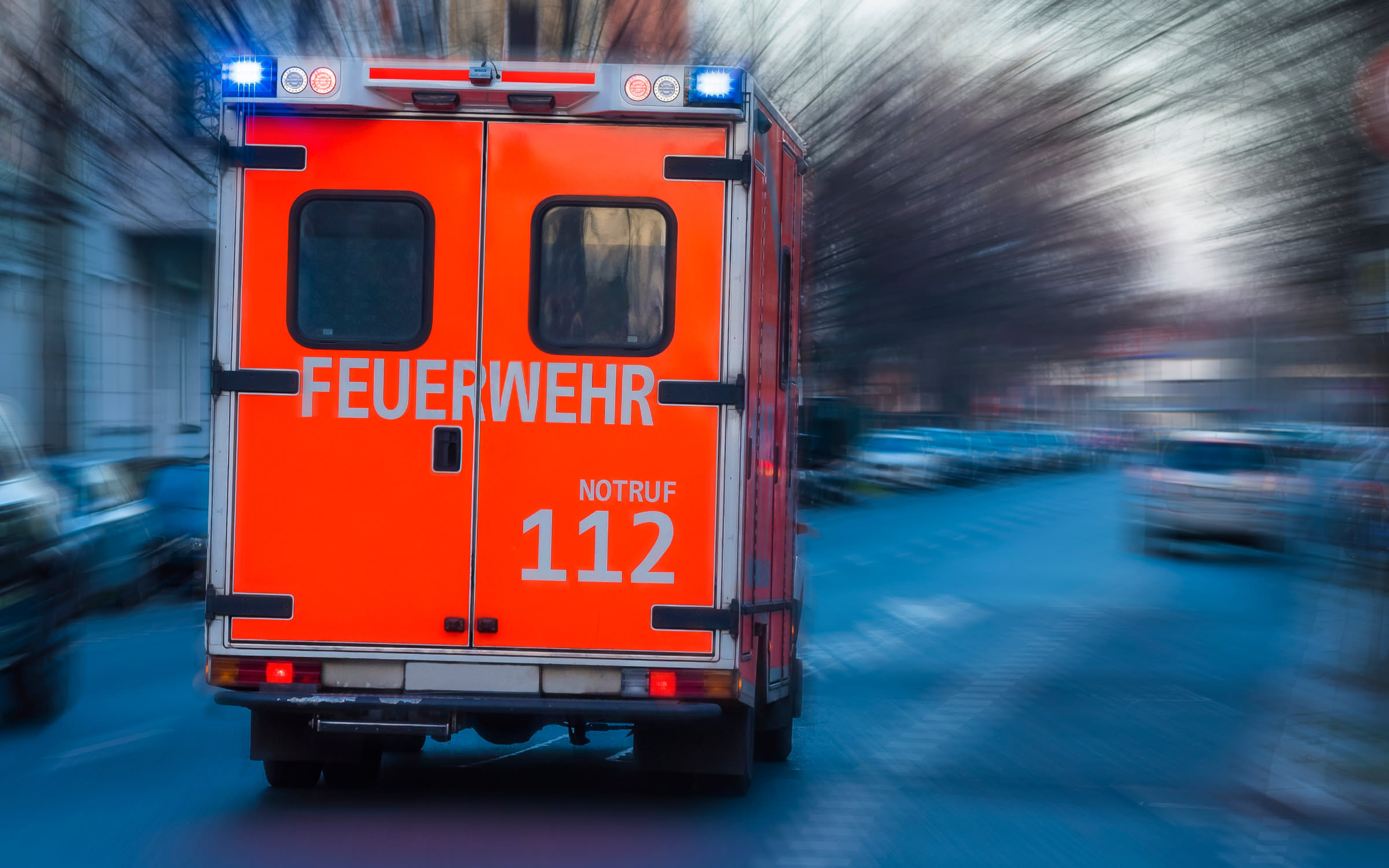 Change typeface and Change Letter (yet unreleased) in use as the corporate typeface of the Berlin Fire Brigade. – The Berlin ambulances adorned with Change