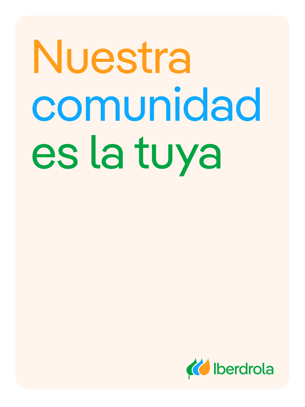 A subtly adapted typeface Pangea (IberPangea) in use for the visual identity of the fifth largest energy company in the world, Iberdrola