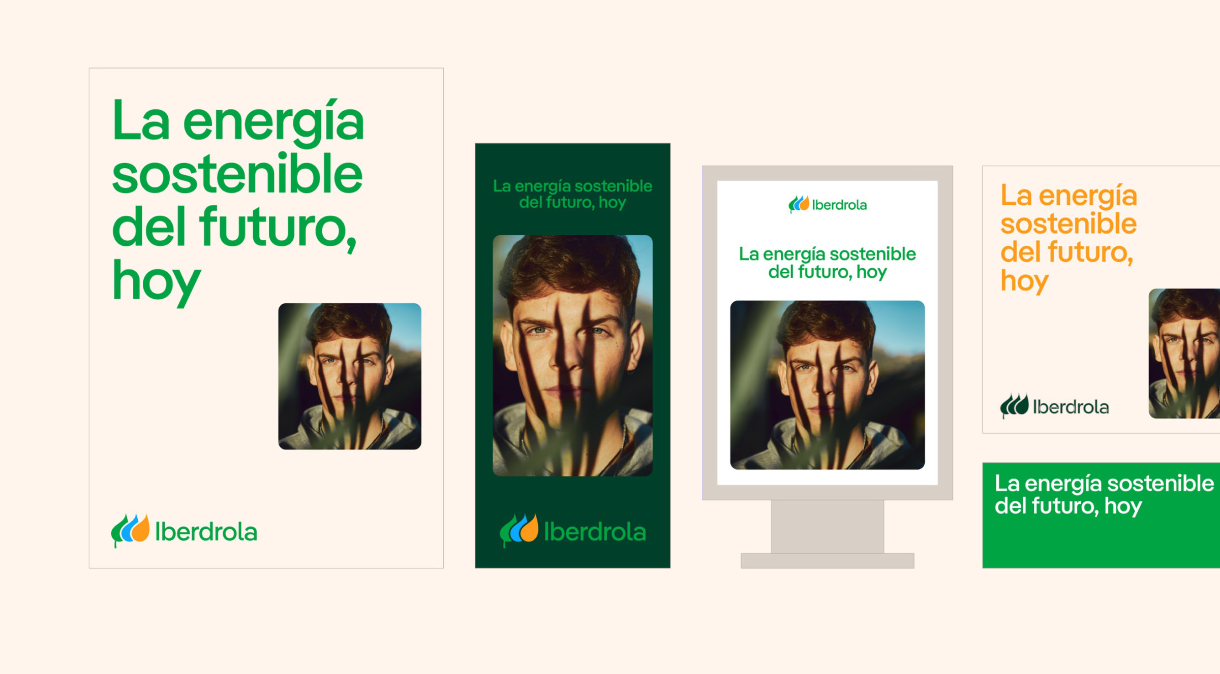 A subtly adapted typeface Pangea (IberPangea) in use for the visual identity of the fifth largest energy company in the world, Iberdrola