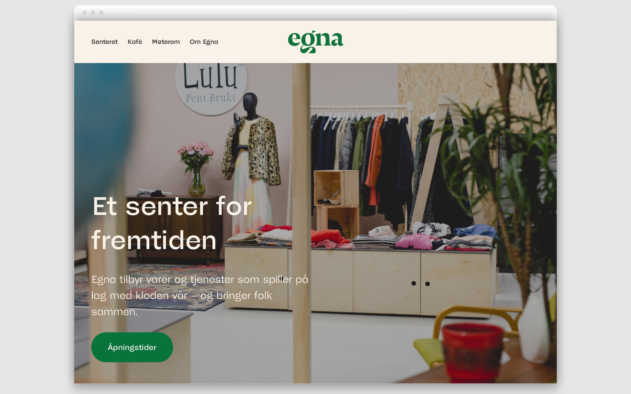 Fonts in Use: McQueen Display for Egna’s website egna.no