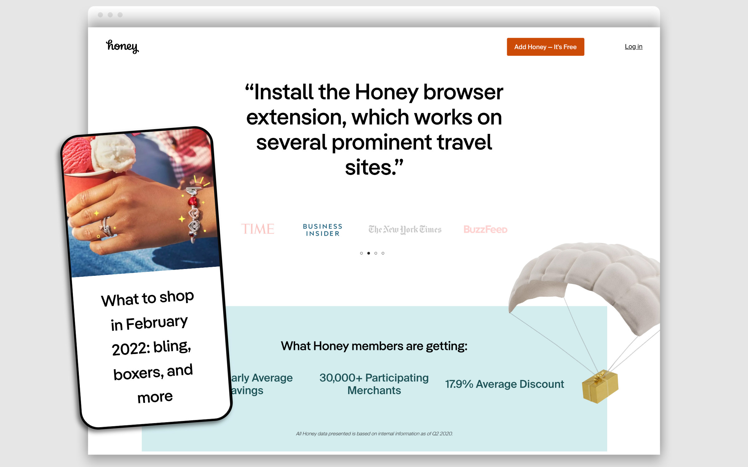 Pangea in Use: Honey-Website