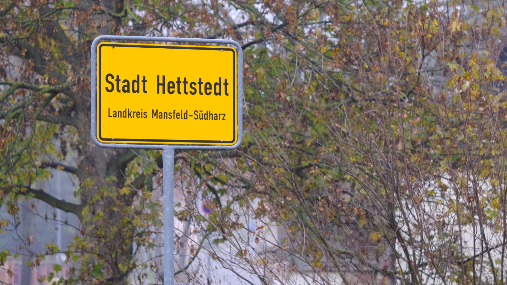 Ortseingangsschild Stadt Hettstedt