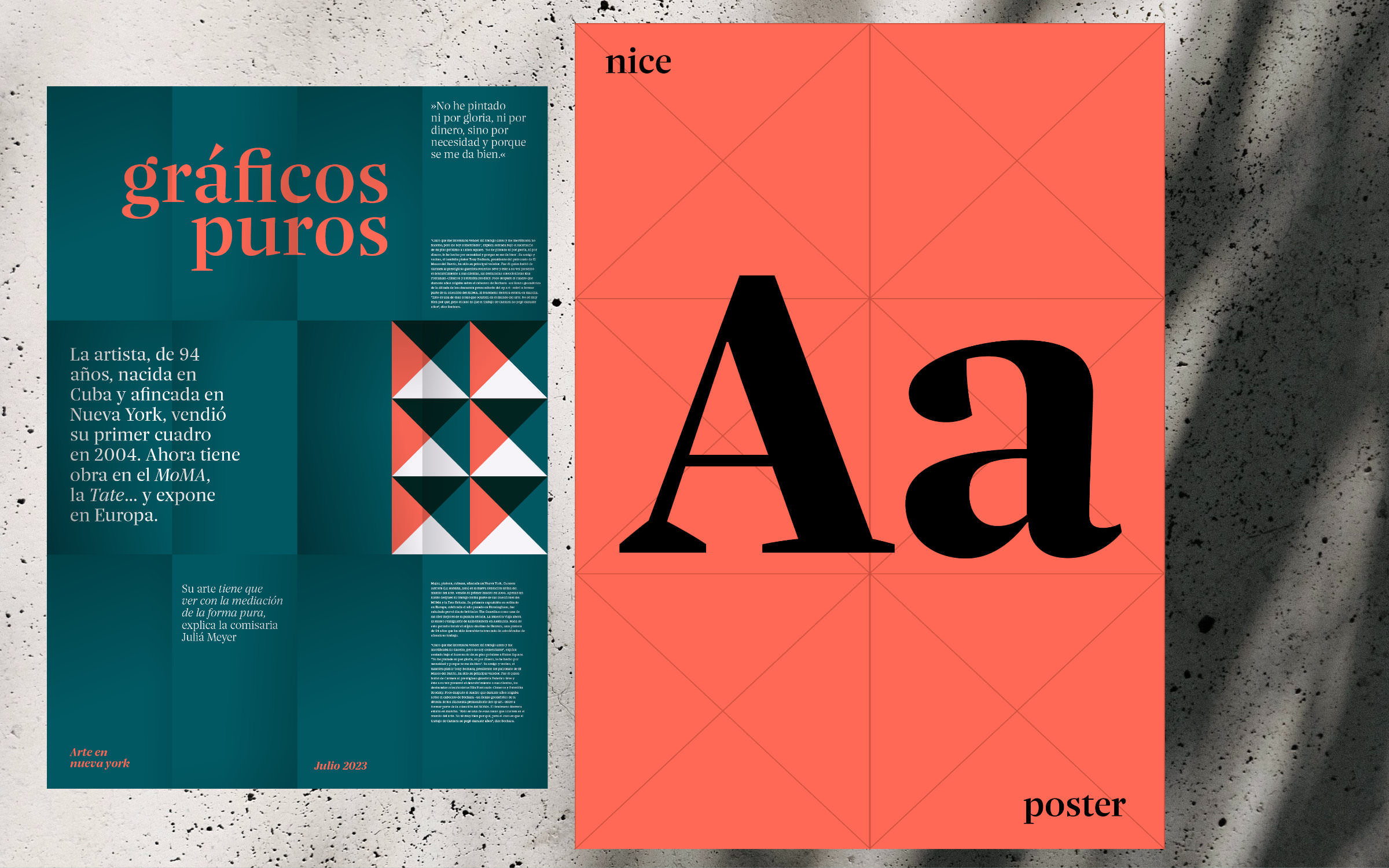 Nice Type System, designed by Jan Fromm – fictitious poster design