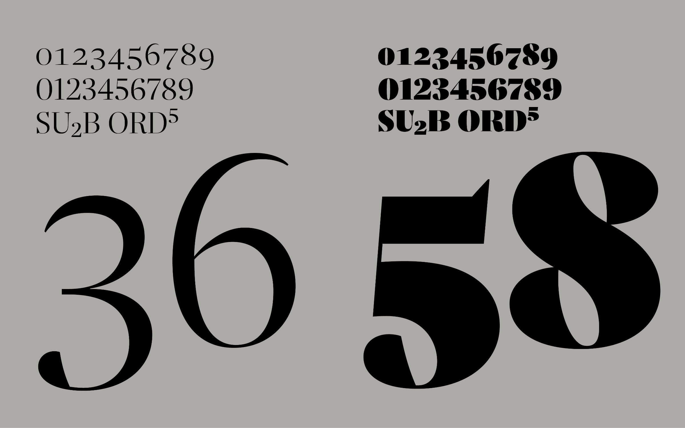 Nice Poster Numerals