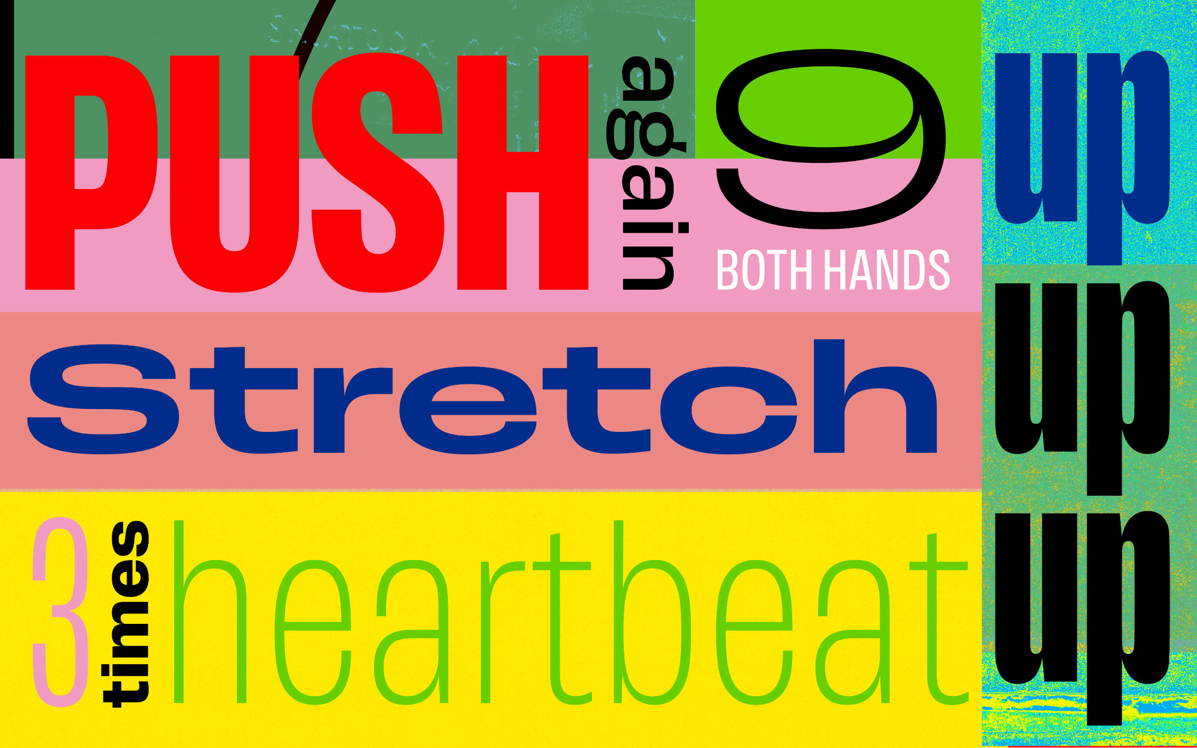 Push Typeface – Specimen