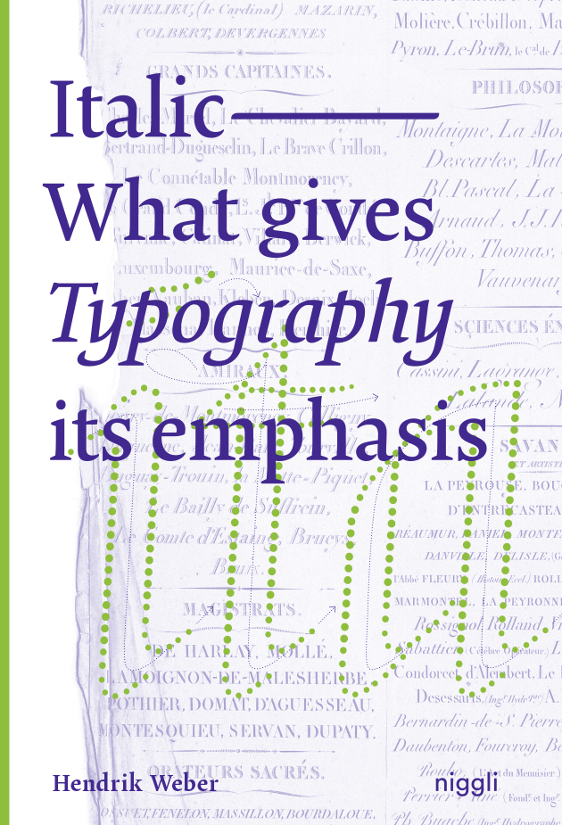 Italic - What gives Typography its emphasis book cover