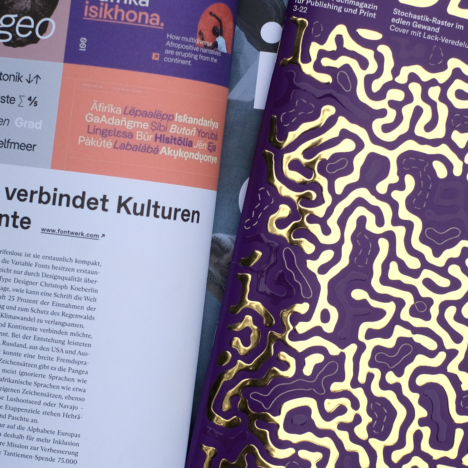 Publisher Issue 3–22 and Grafikmagazin Issue 3.22