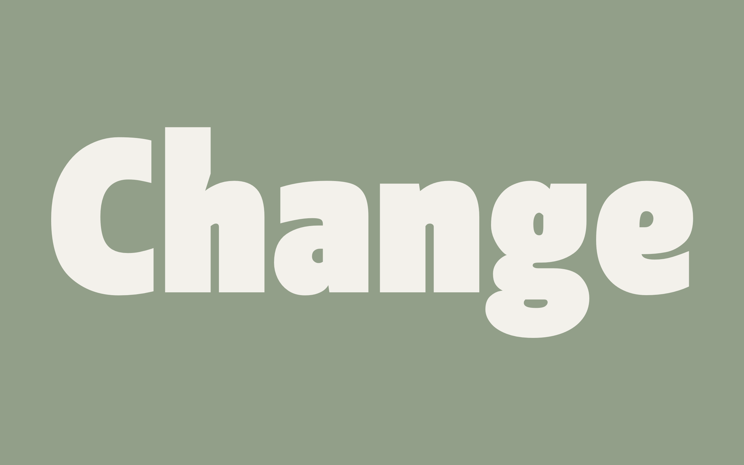 Introducing Change by Alessio Leonardi