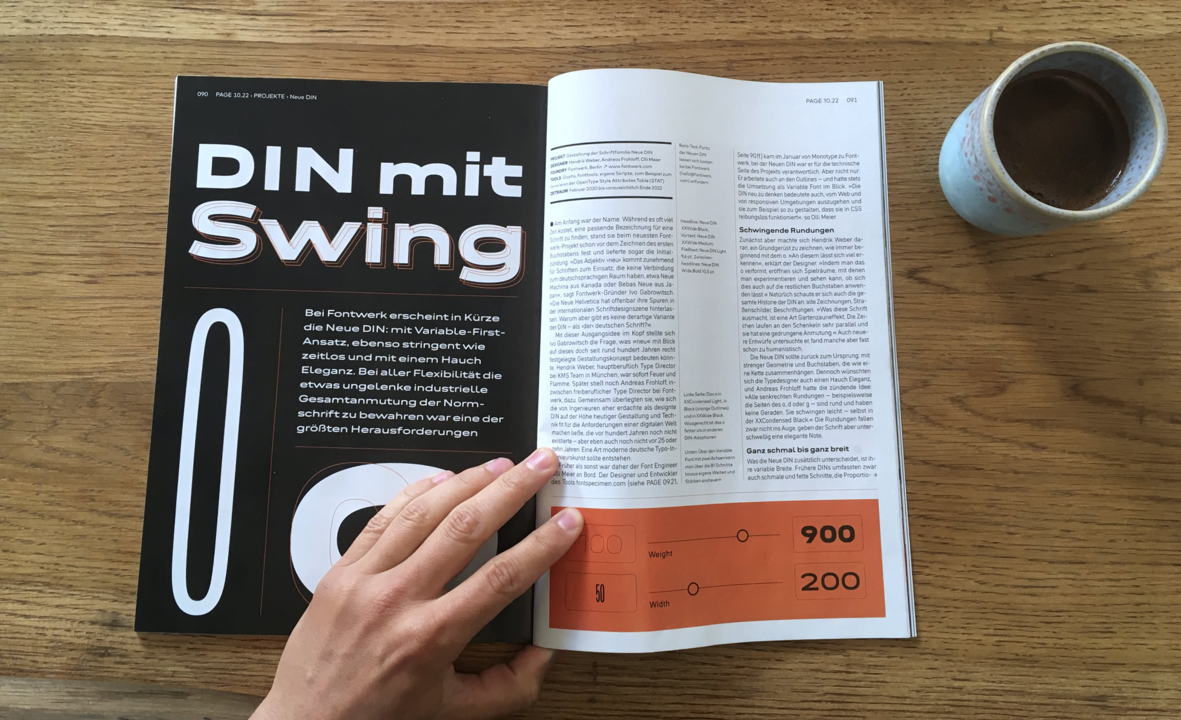 PAGE (10.2022) includes a full in-depth five-page feature about Neue DIN