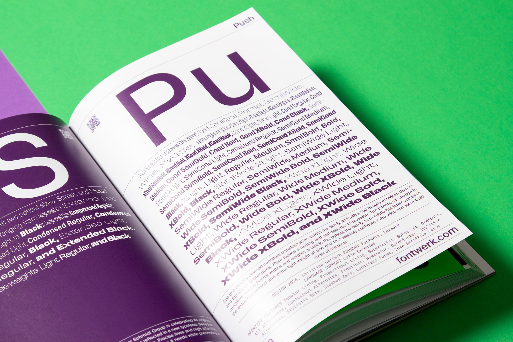 Christine Gertsch’ Push featured in the Yearbook of Type 7 (© Photo: Julien Fincker)