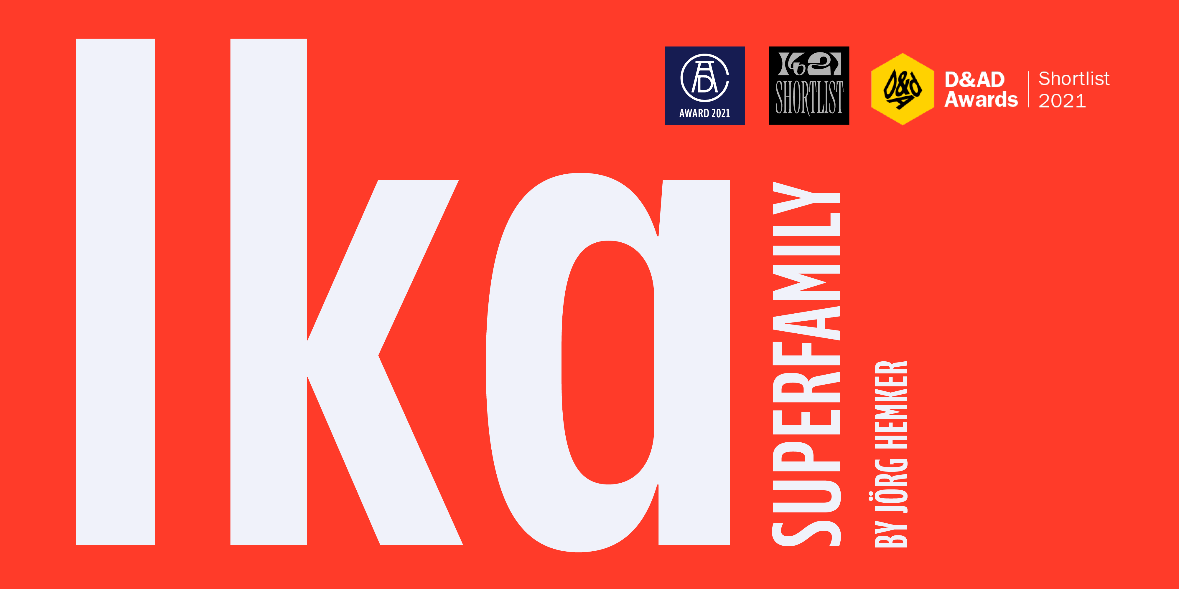 Ika typeface has been recognized in three prestigious awards