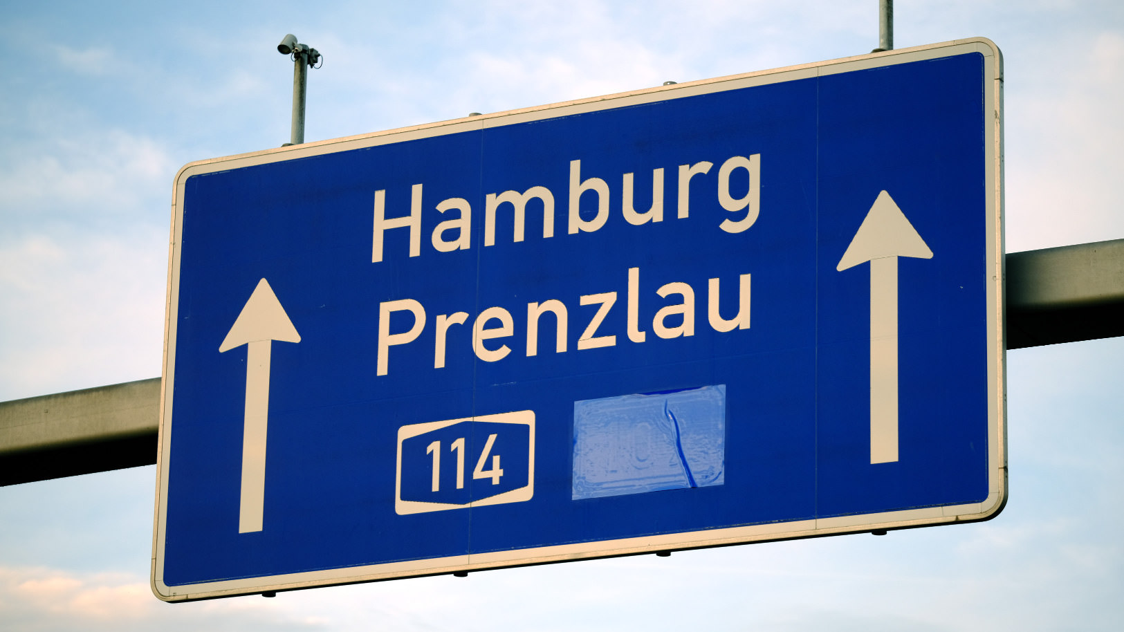 Autobahn-Schild A114