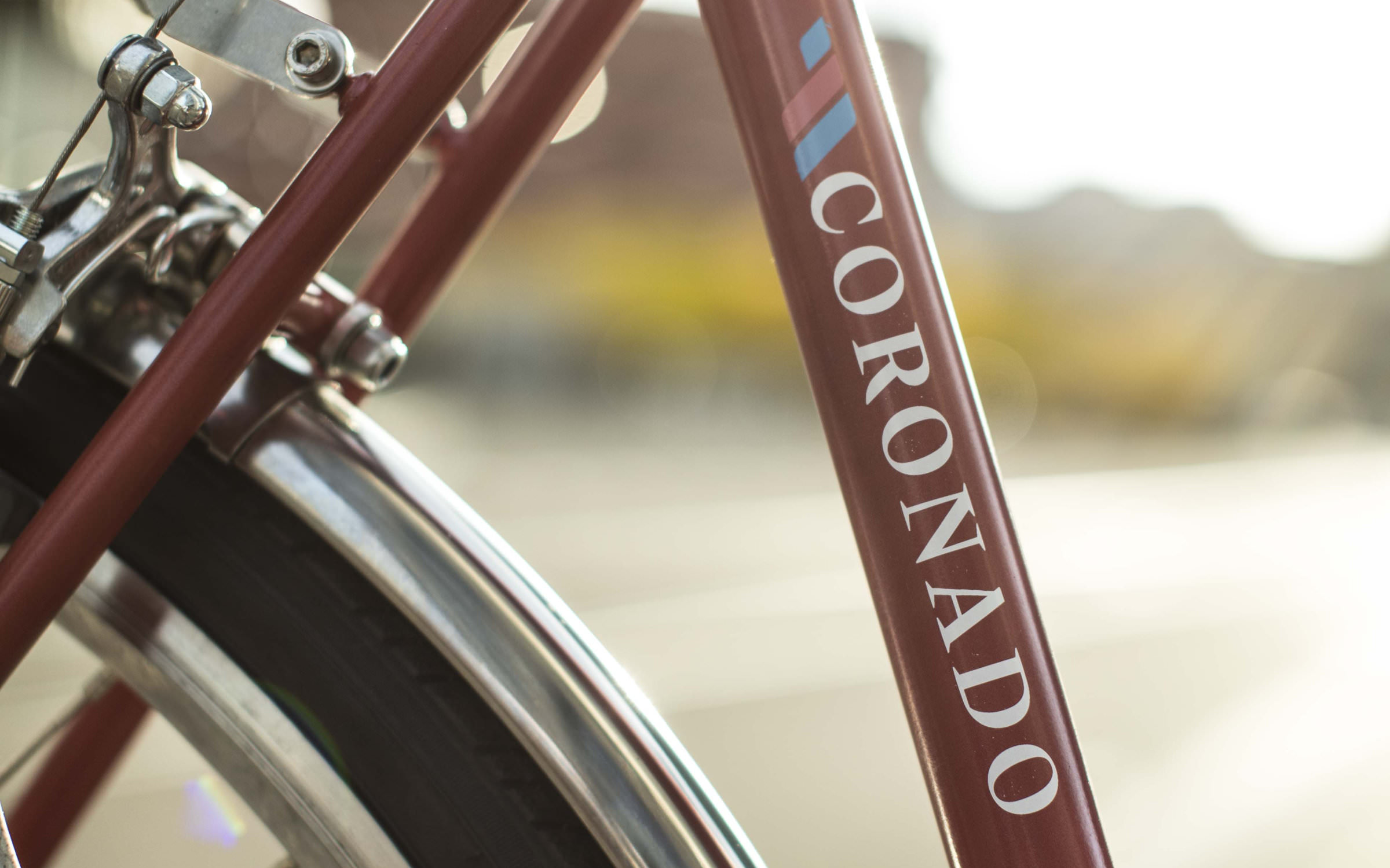 Fonts in use: Nikolai typeface for Coronado Bikes