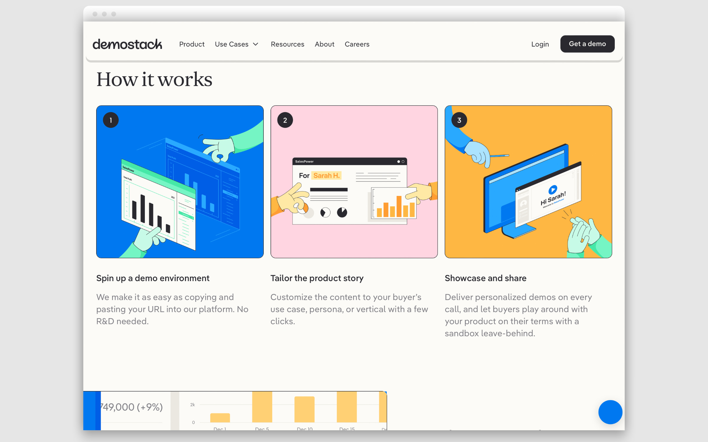 Die SaaS-Applikation Demostack vertraut für ihr Corporate-Design und Screendesign auf die Schriftarten Pangea Text und Orbikular