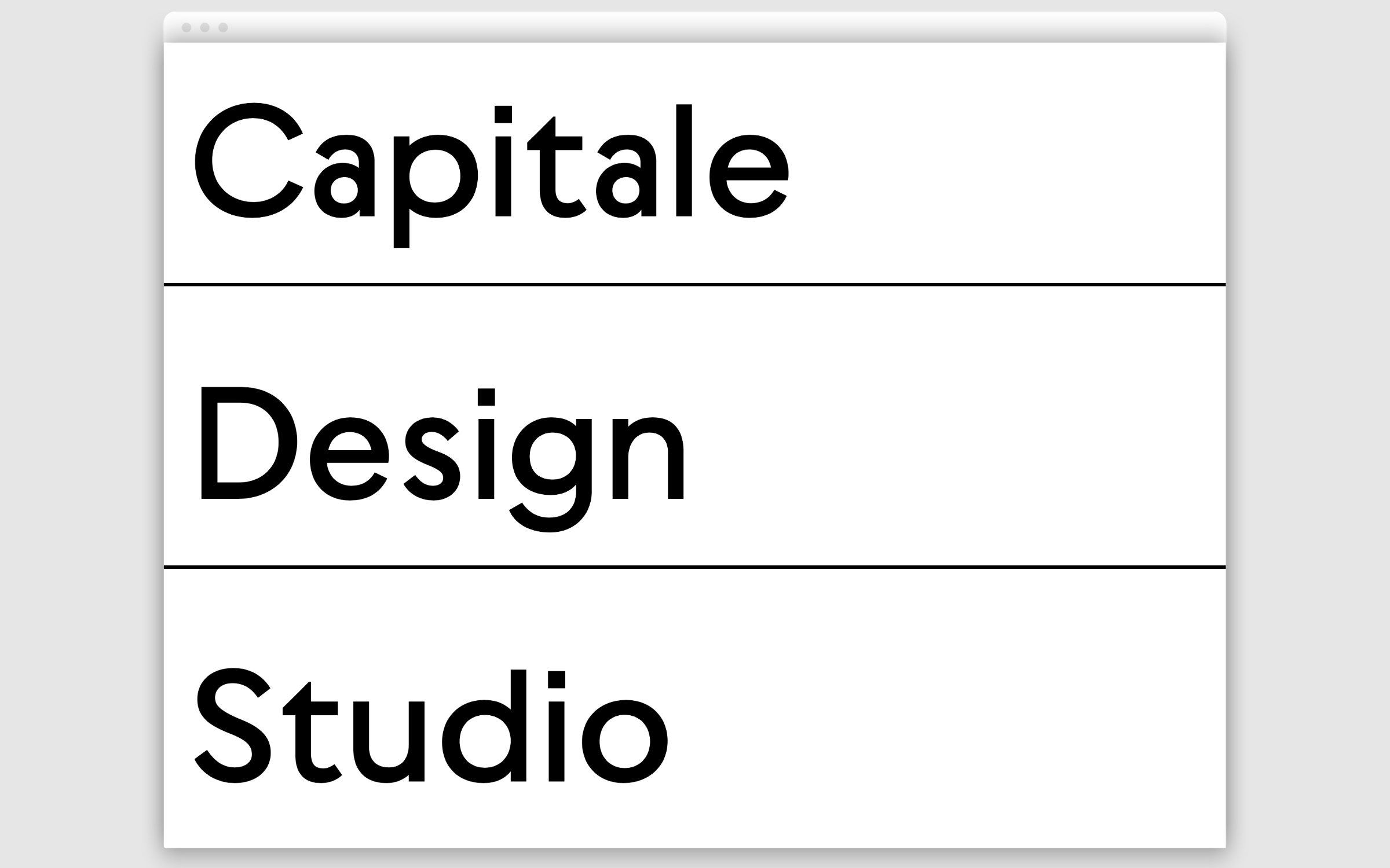 Capitale Design Studio